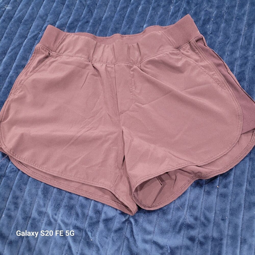 Member's Mark Women's Infinity Plum Woven Rib Shorts Small B25